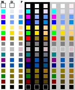 win 16 colors in normal deutonapie / protanopie