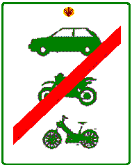 verbod motor voertuigen